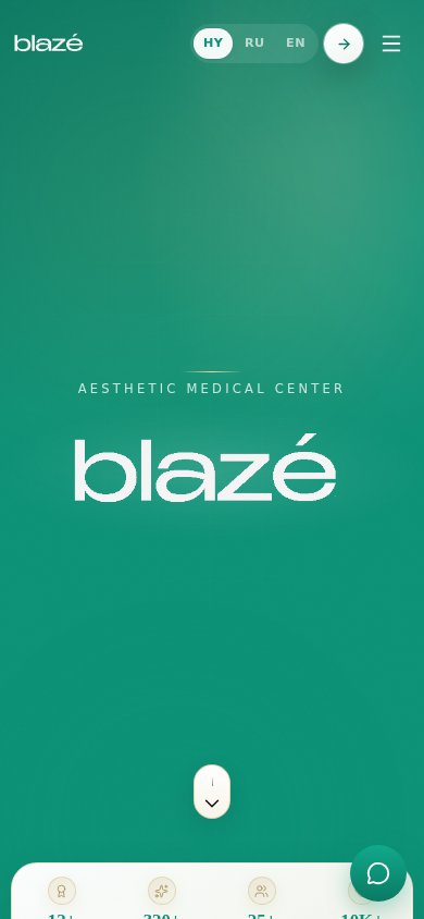 Blazé Medical — mobile