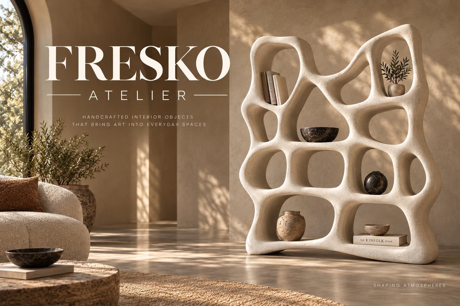 Fresko Atelier՝ քանդակային ձևերով հեղինակային կահույք և ինտերիերի իրեր